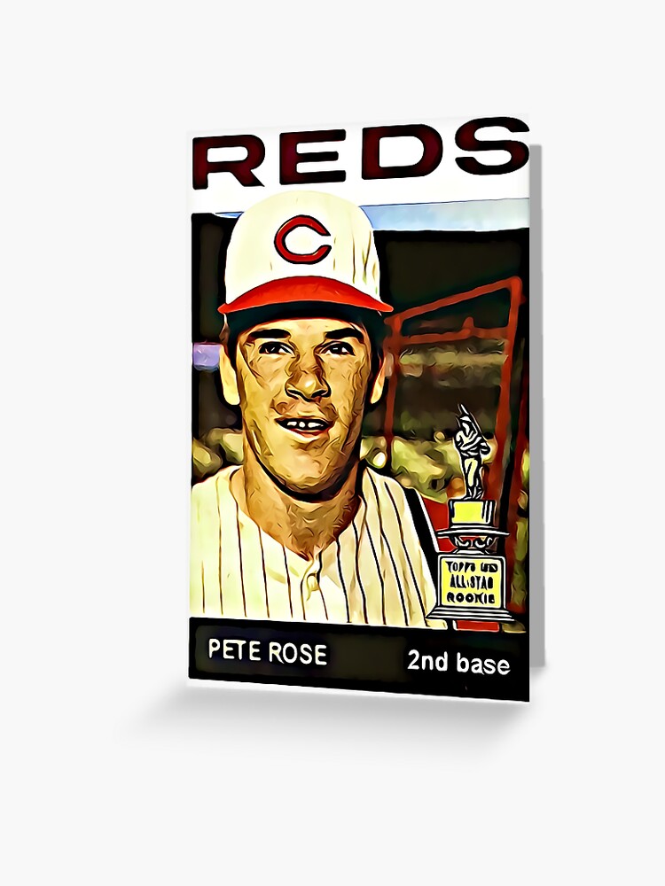 Pete Rose Cincinnati Reds Men's Legend White/Red Baseball Tank Top