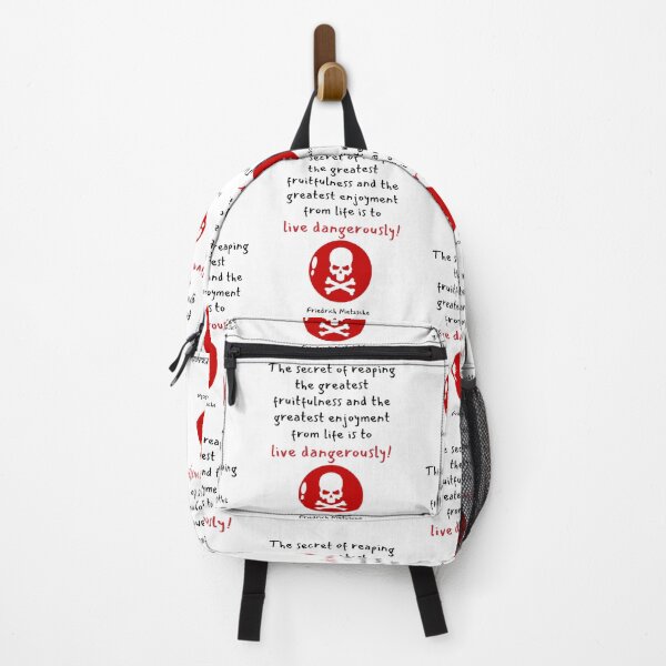 Item preview, The secret of reaping the greatest fruitfulness and the greatest enjoyment from life is to live dangerously! designed and sold by LifeWisdom.
