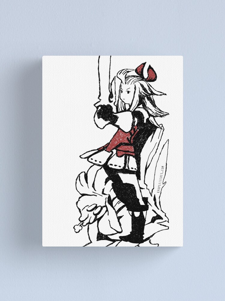 Bravely Default Edea Lee of the Duchy of Eternia Greeting Card