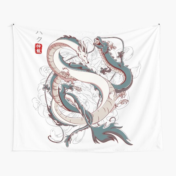 Japanese Dragons Tapestry