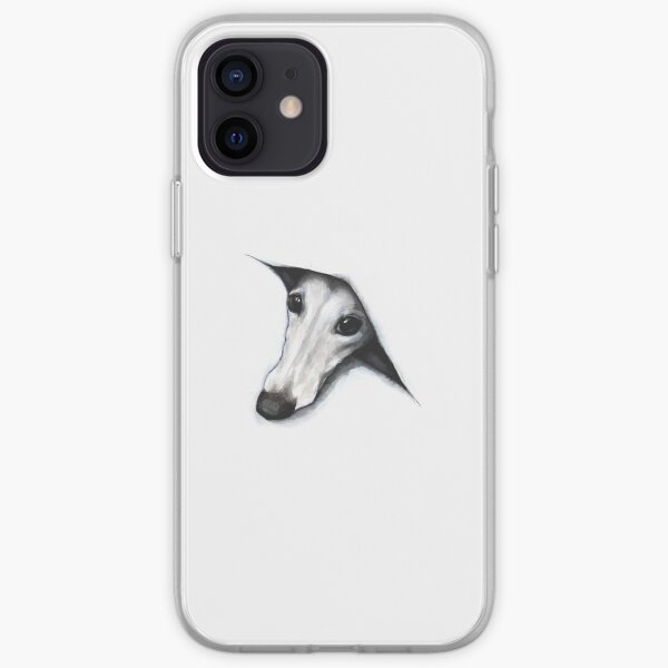 Peeping Whippet iPhone Soft Case