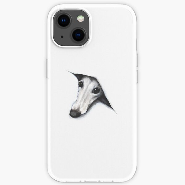 Peeping Whippet iPhone Soft Case