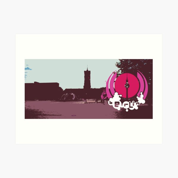 Berliner Wölkchen 7 Art Print