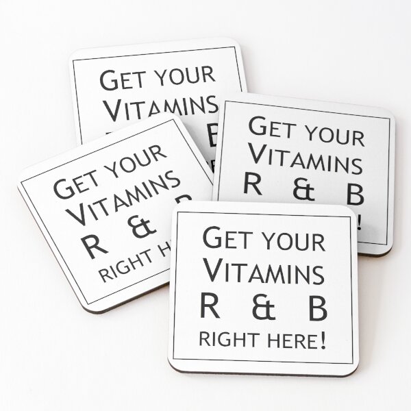 Artikelvorschau, Vitamin R&B ... BLACK FONT entworfen und verkauft von nature. electrified..