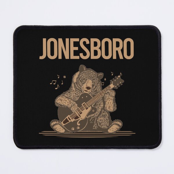 Item preview, Bear With Guitar Jonesboro designed and sold by BloodMoneyTwit.