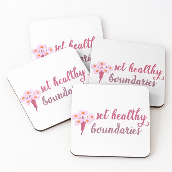 Item preview, Pink set healthy boundaries designed and sold by kayadmu.