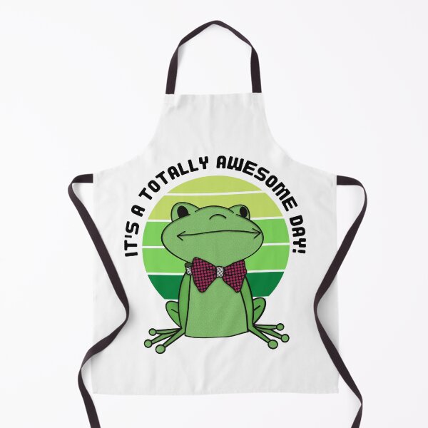 Item preview, Frog Toad Sticker - It's a Totally Awesome Day with white designed and sold by FlippinTurtles.