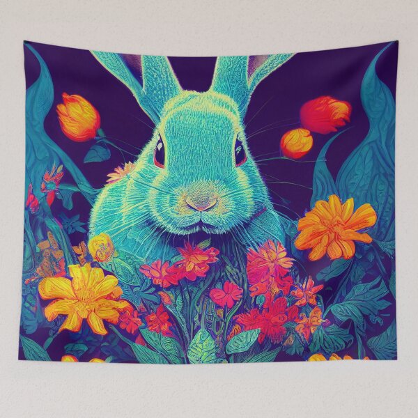 Item preview, COLORFUL RABBIT designed and sold by GloriaSanchez.