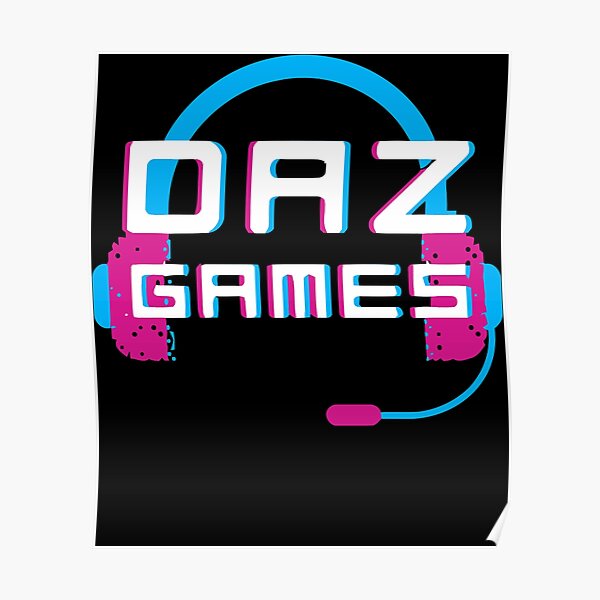 "Daz games headphone" Poster for Sale by GESTLOCK Redbubble