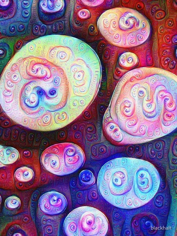 #DeepDream bubbles on frozen lake 5x5K v1450615886 by blackhalt