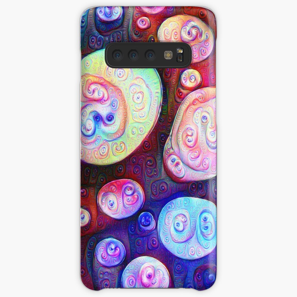 #DeepDream bubbles on frozen lake 5x5K v1450615886 Case & Skin for Samsung Galaxy