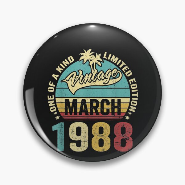 Item preview, 34 Years Old March 1988 Decorations designed and sold by honhieuroido20.