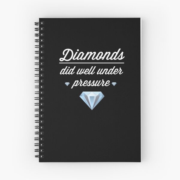 Item preview, DIAMONDS DID WELL UNDER PRESSURE designed and sold by antipatic.