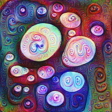 Artwork thumbnail, #DeepDream bubbles on frozen lake 5x5K v1450615886 by blackhalt