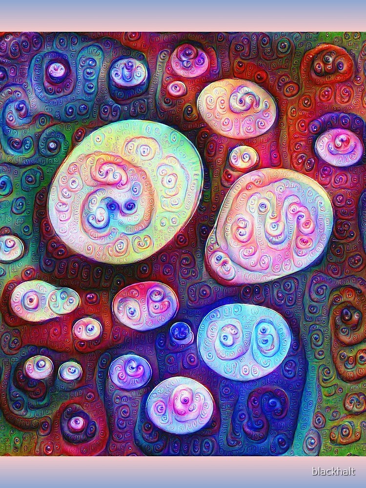 #DeepDream bubbles on frozen lake 5x5K v1450615886 by blackhalt