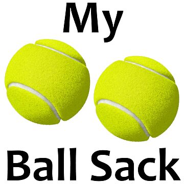 Knitting Gifts for Knitters - My Ball Sack Funny Yarn Tote Bag for