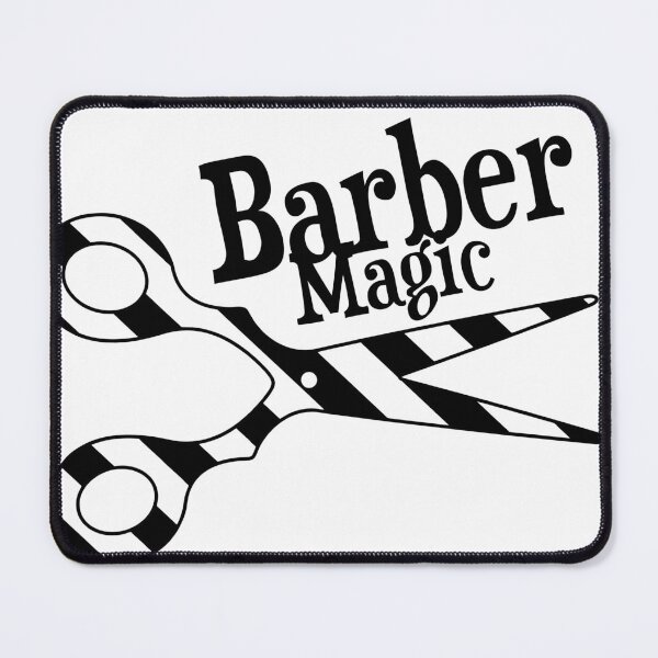 Item preview, Barber Magic - black and white designed and sold by XOOXOO.