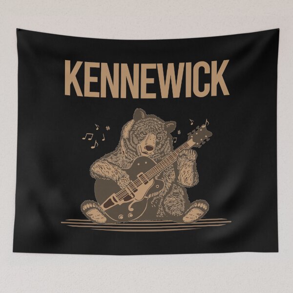 Item preview, Bear With Guitar Kennewick designed and sold by BloodMoneyTwit.