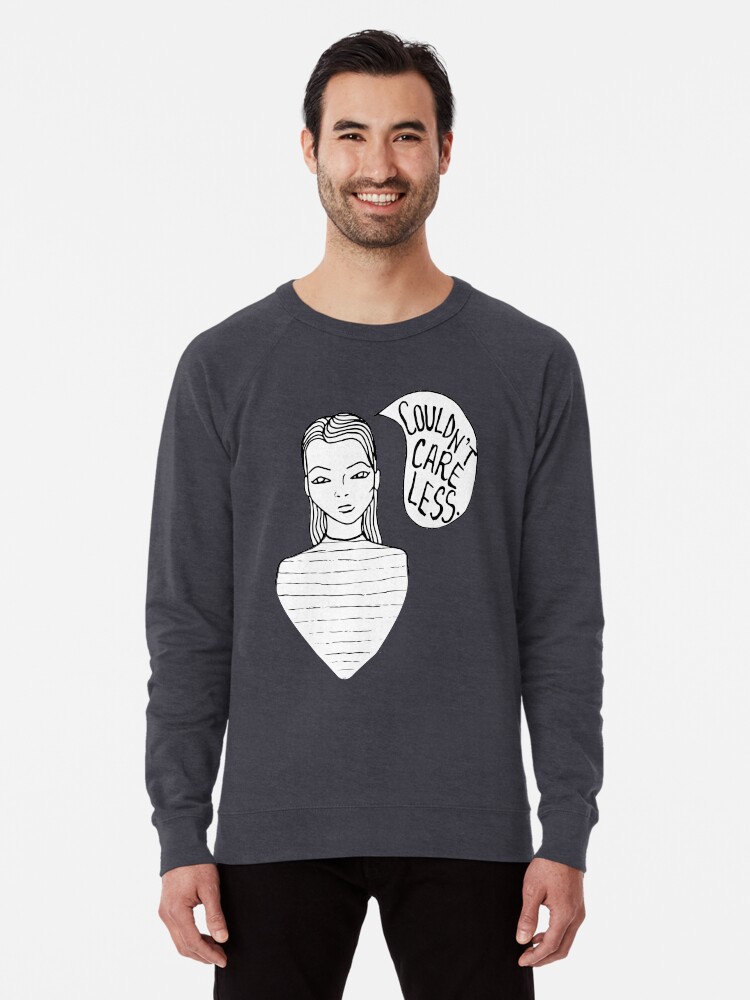 Alternate view of Attitude - Black Lightweight Sweatshirt