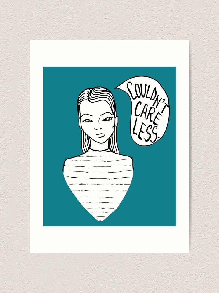 Alternate view of Attitude - Black Art Print