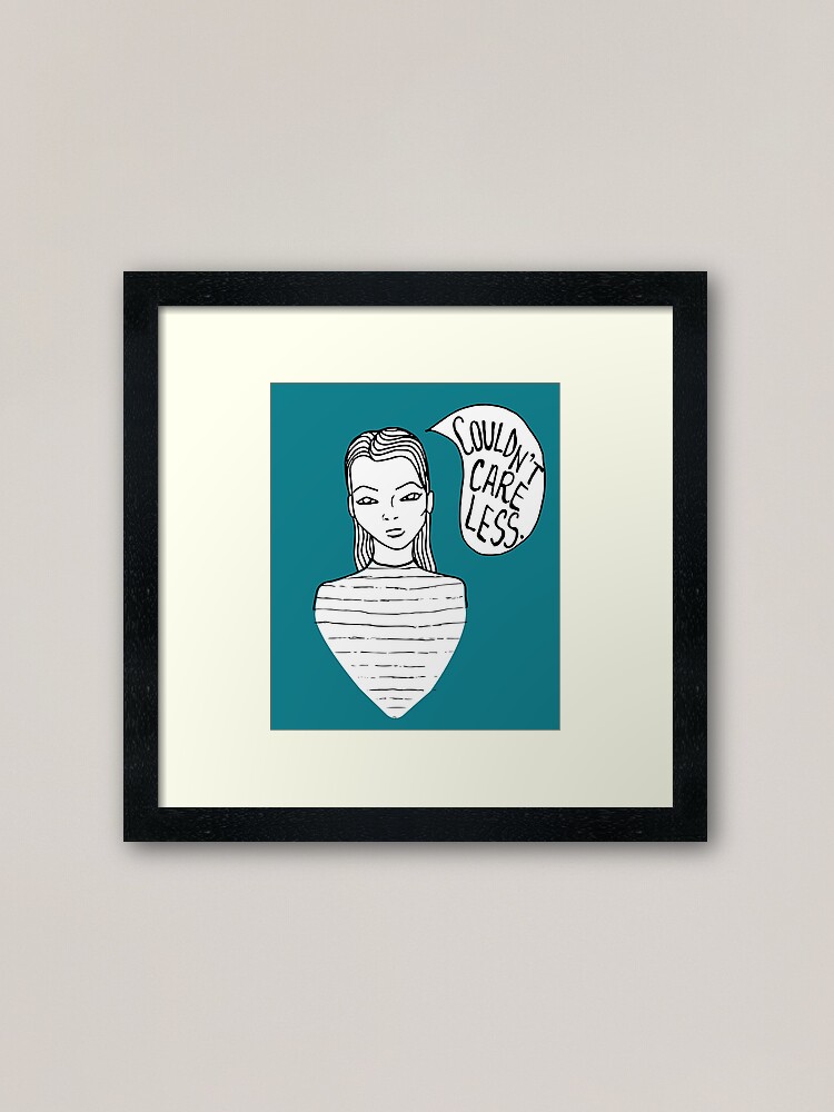 Alternate view of Attitude - Black Framed Art Print