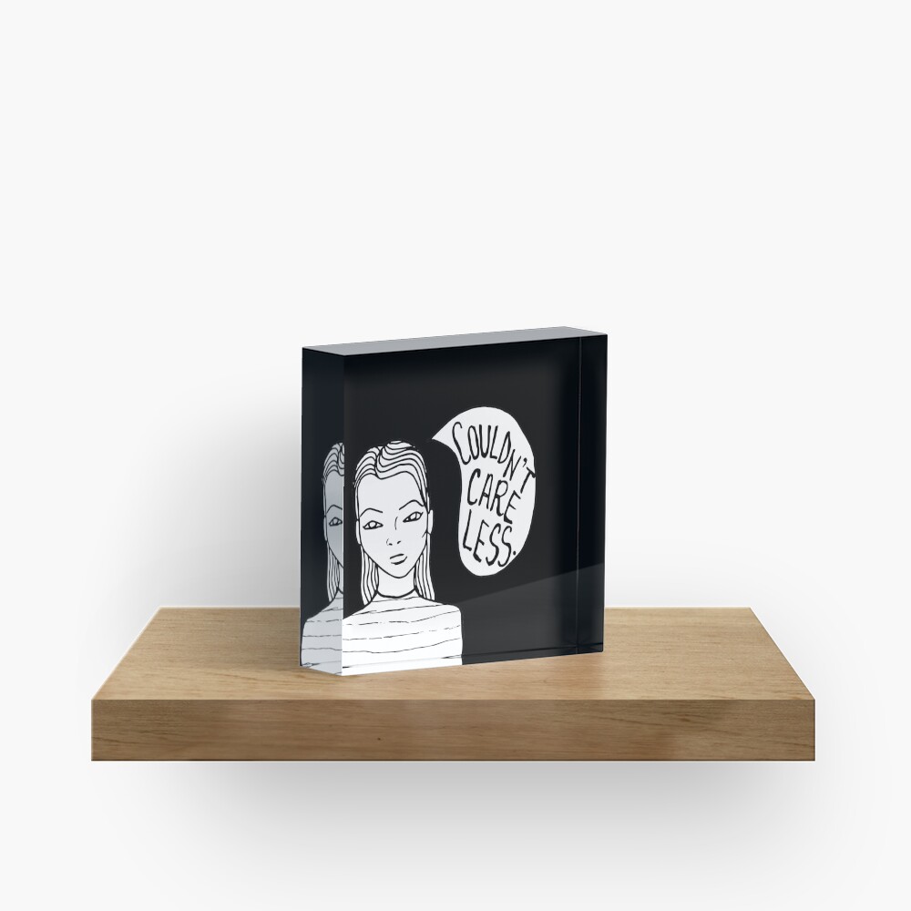 Attitude - Black Acrylic Block