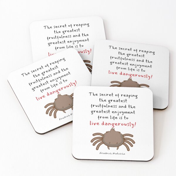 Item preview, The secret of reaping the greatest fruitfulness and the greatest enjoyment from life is to live dangerously! designed and sold by LifeWisdom.