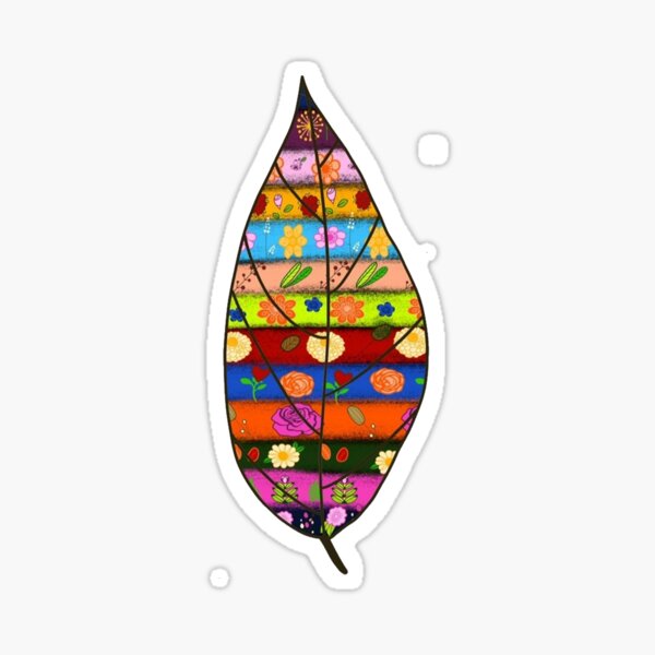 Fall Leaf (This is number 3 out of 9) Sticker
