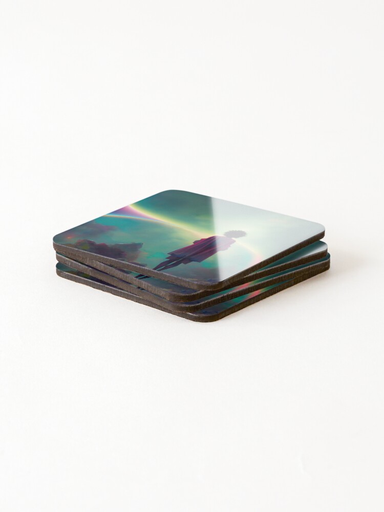 Thumbnail 4 of 5, Coasters (Set of 4), Awaken designed and sold by ThinkFunDesign.