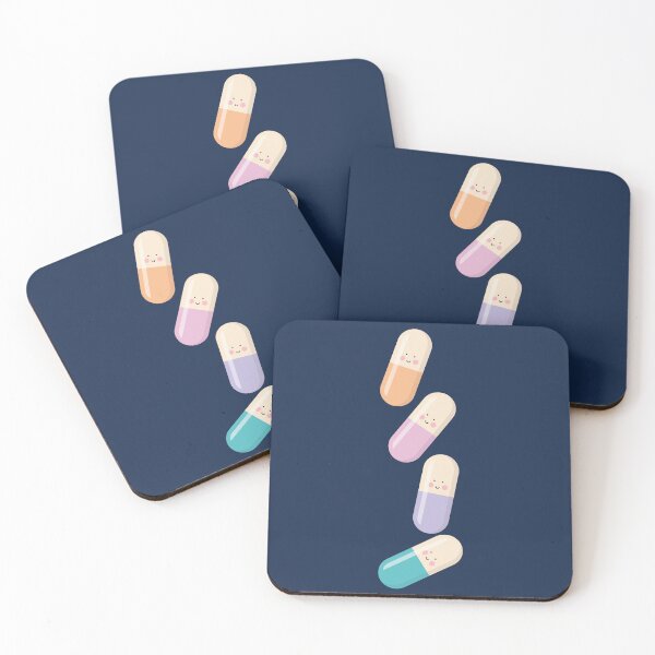 Item preview, Falling cute capsule pills designed and sold by Eenig.