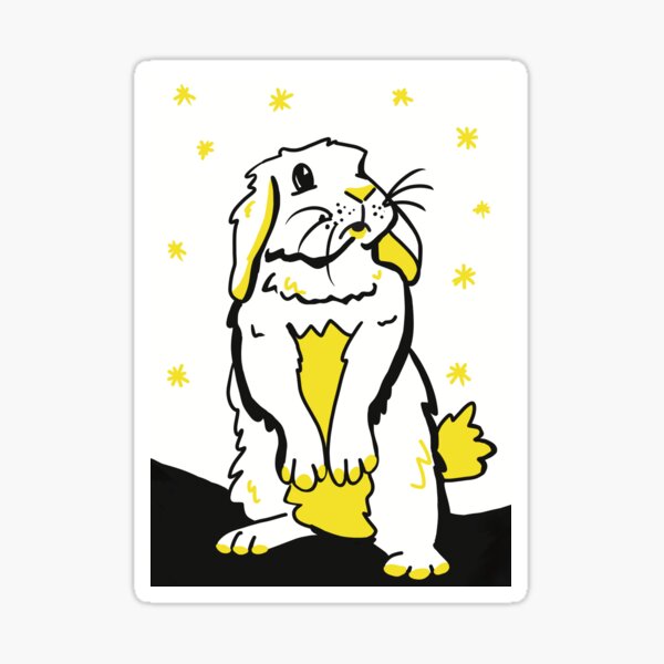 Item preview, Rabbit high contrast for babies designed and sold by KitCatCards.