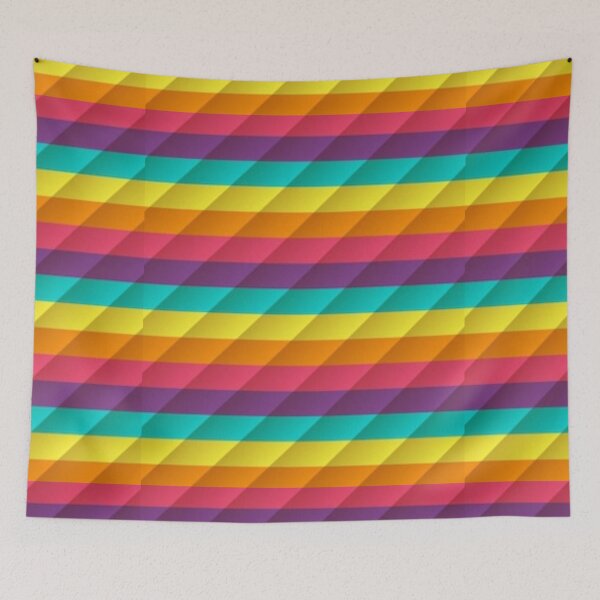 Item preview, Cool Multiple colours horizontal stripes top design designed and sold by BEAUTY ⭐⭐⭐⭐⭐.