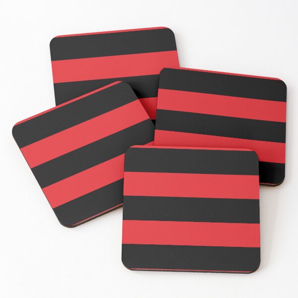 Item preview, QPR Queens Park Rangers 1983 Away Red and Black Hoops designed and sold by Sporting Colour.