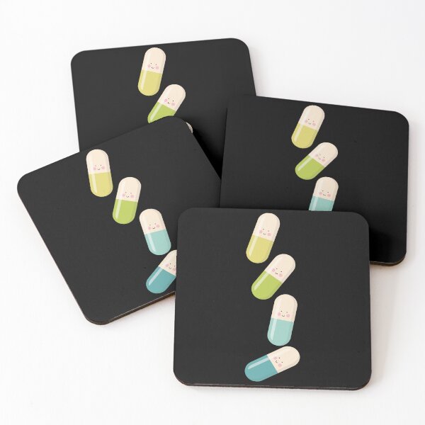 Item preview, Green Falling cute capsule pills designed and sold by Eenig.