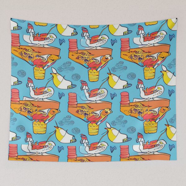 Item preview, AI air plane art pattern  designed and sold by Music-design-22.