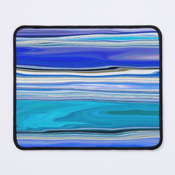 Item preview, Ocean Abstract Horizontal Stripes Beachy Vibes Beach House Décor Art 2 of 20  designed and sold by Beachy.