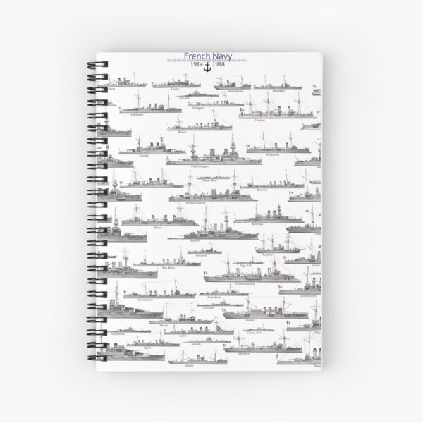French Navy WW1 Spiral Notebook