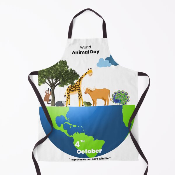 Item preview, Happy World Animal Day designed and sold by coccoPrints.