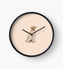 Reloj Labrador amarillo
