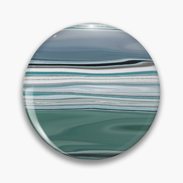 Item preview, Ocean Abstract Horizontal Stripes Beachy Vibes Beach House Décor Art 3 of 20  designed and sold by Beachy.