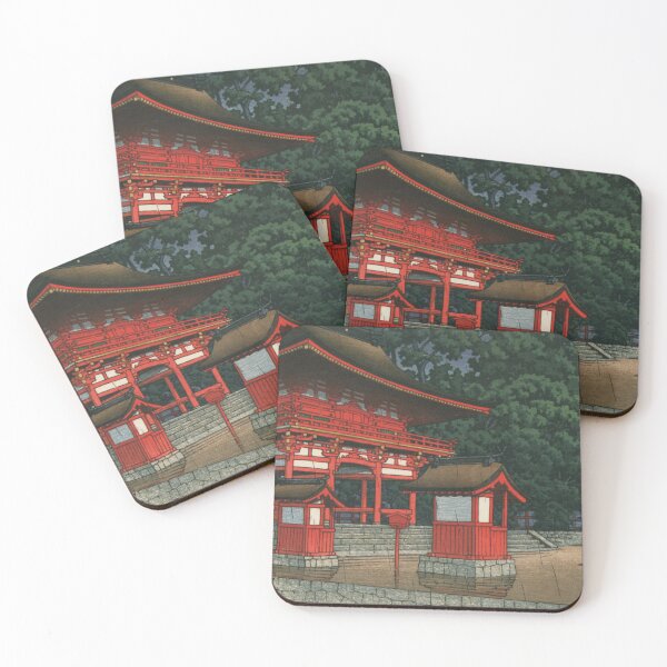 Item preview, Tsushima Shrine at Aichi Prefecture by Kawase Hasui designed and sold by Takeda-art.