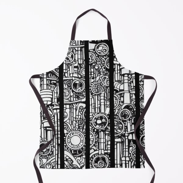 Item preview, Intricate machine black and white doodle. designed and sold by artofbelletz.