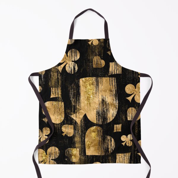 Item preview, Card Suit Symbols - Black And Gold designed and sold by k9printart.