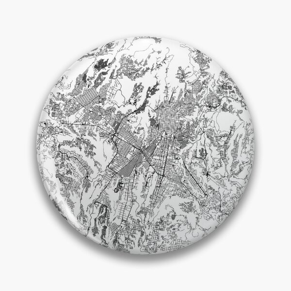 Item preview, Guatemala City White Map designed and sold by multiplicitymap.