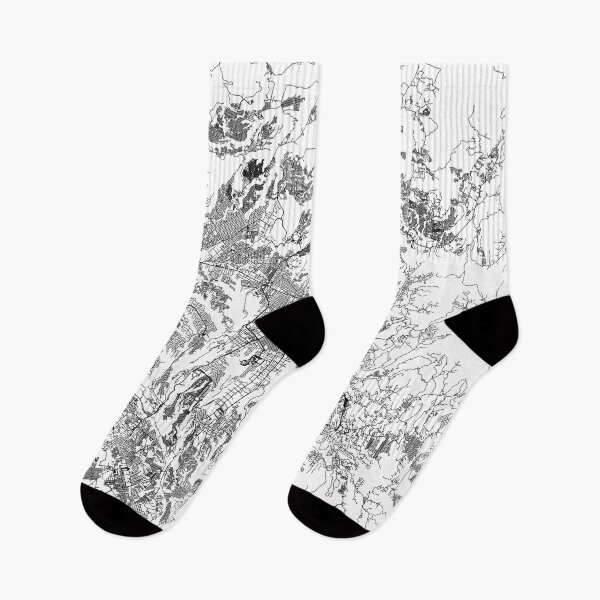 Item preview, Guatemala City White Map designed and sold by multiplicitymap.
