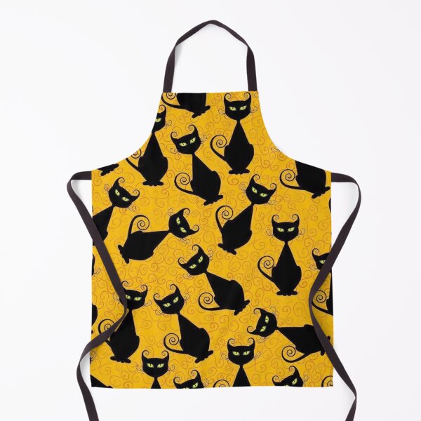 Item preview, halloween Black cat seamless pattern designed and sold by ketkidesign.