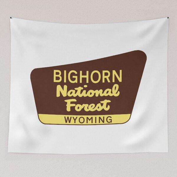 Item preview, BIGHORN NATIONAL FOREST WYOMING CAMPING HIKING CLIMBING designed and sold by DESTINATIONS DECAL.