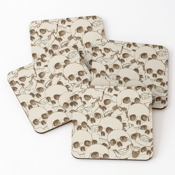 Item preview, Human skulls seamless pattern designed and sold by ketkidesign.