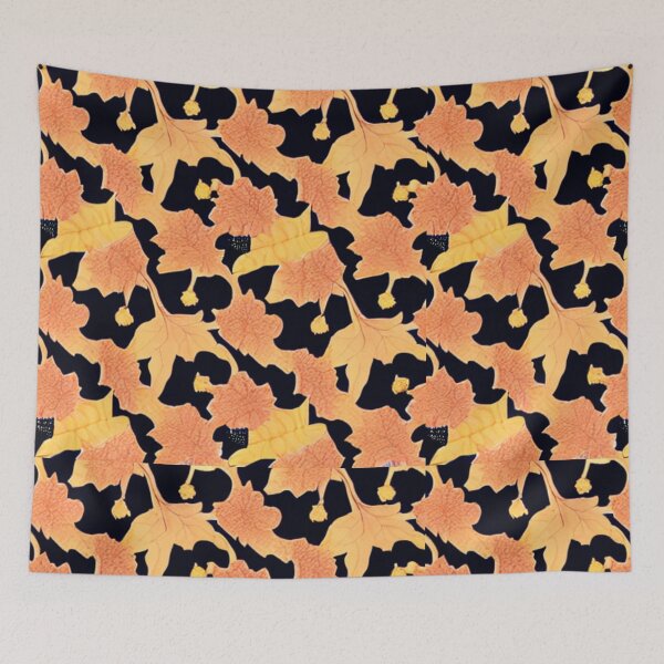 Item preview, AI Autumn Leaves Pattern  designed and sold by Music-design-22.