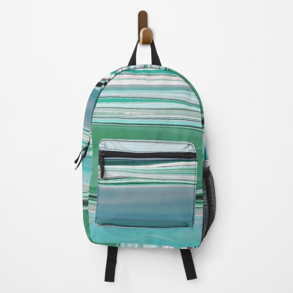 Item preview, Ocean Abstract Horizontal Stripes Beachy Vibes Beach House Décor Art 4 of 20 designed and sold by Beachy.